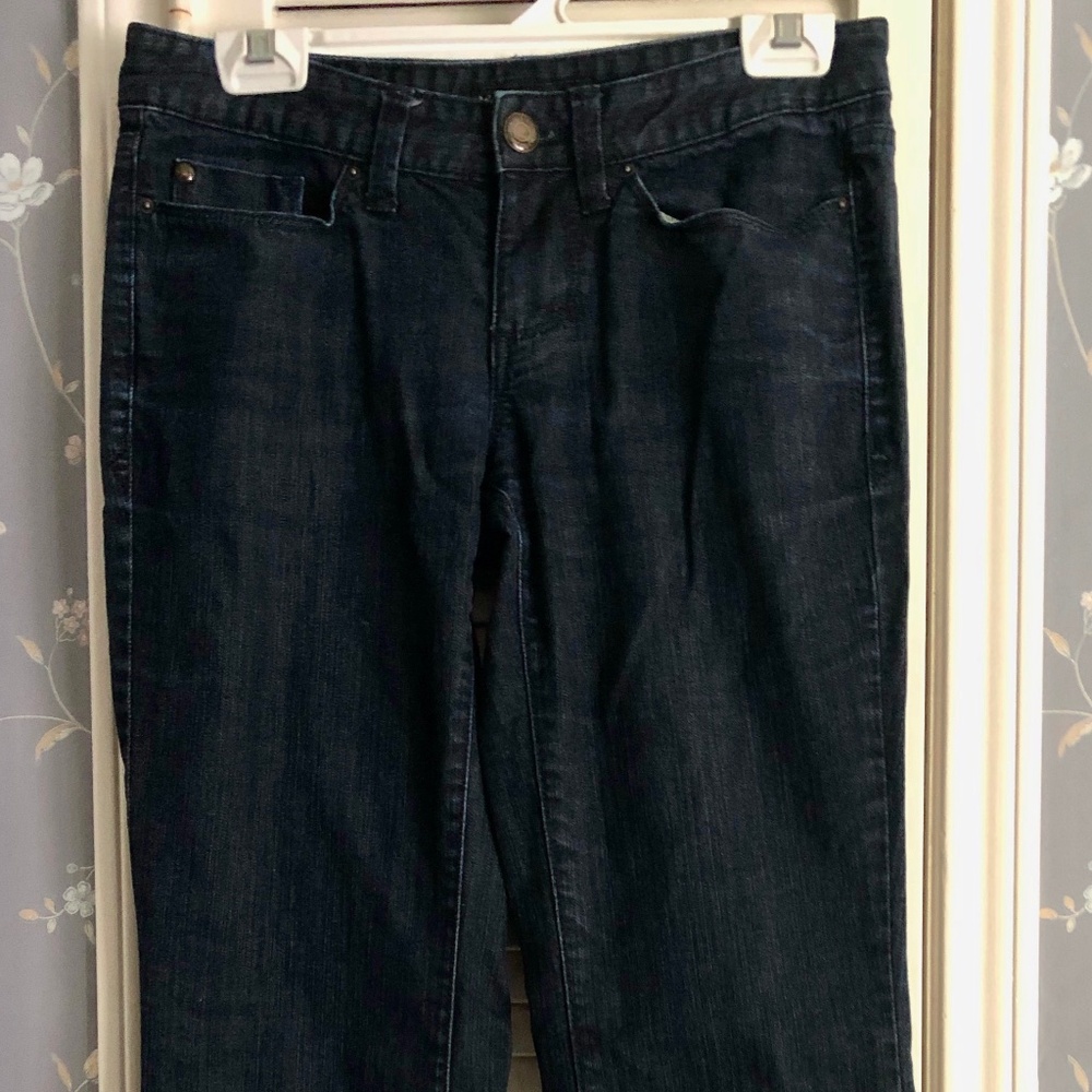 Mossimo Premium Denim Jeans Women’s Boot Cut Size 2, Dark Wash